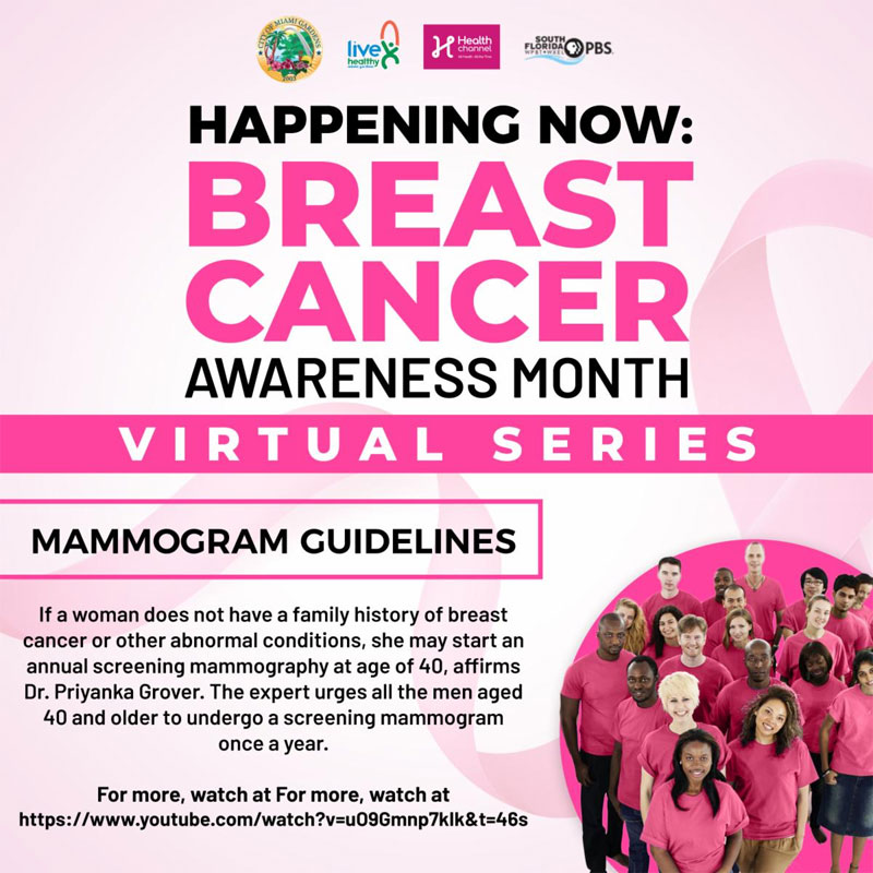 breast cancer awareness month virtual series